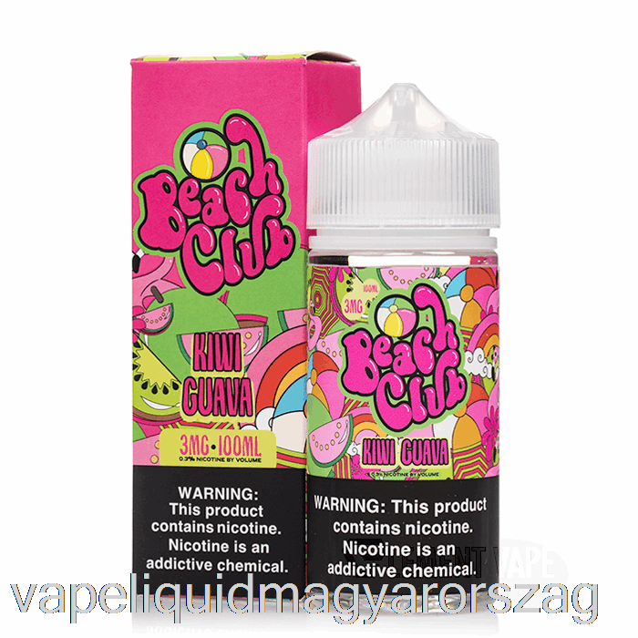 Kivi Guava - Strandklub - 100ml 0mg Vape Toll